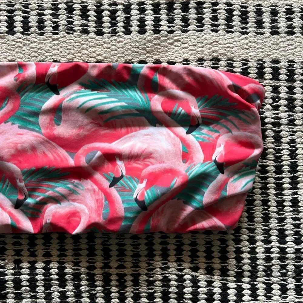 Old Navy Size large flamingo Strapless Bikini Top Swimsuit